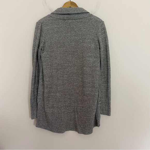 Barefoot Dreams Mauve-Brown Cozy Chic Lite Knit Chenille Cardigan Sweater XS/S - Picture 2 of 4